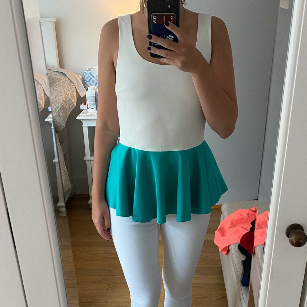 Blaque Label colorblock peplum